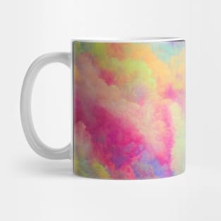 Psychedelic tie dye Clouds Mug